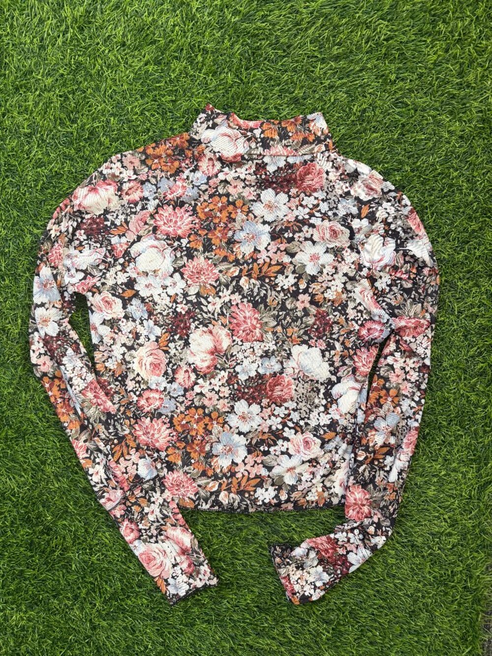 Mesh Floral Top